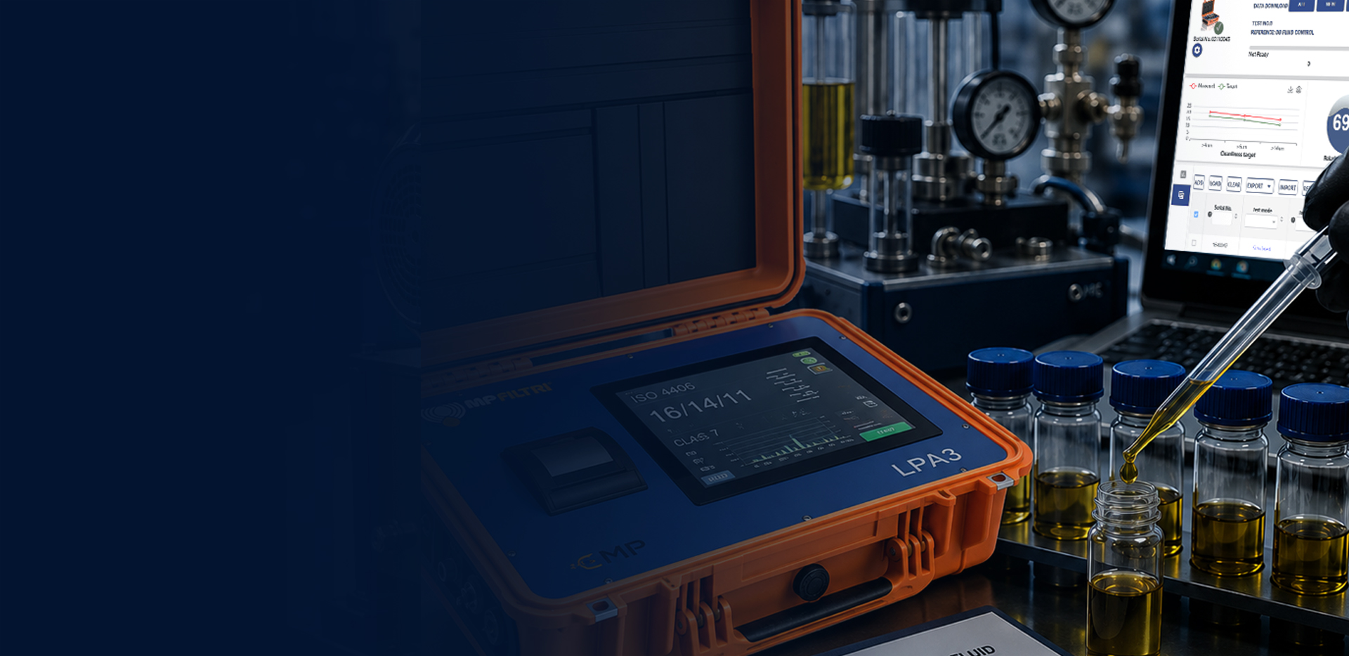 Hydraulic Oil Analysis Services | DB Fluid Control