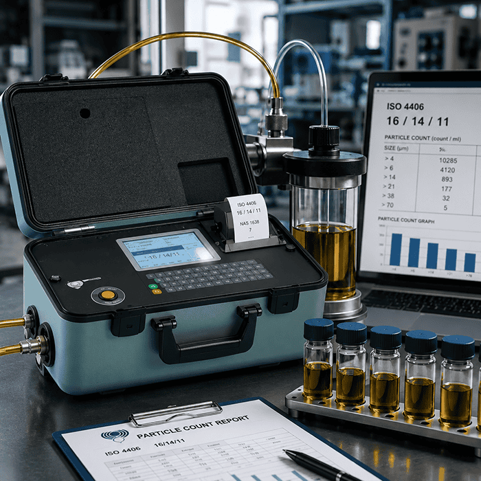Hydraulic engineering and oil analysis